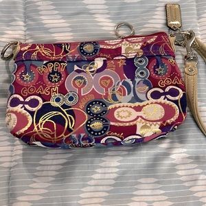 Coach Poppy wristlet